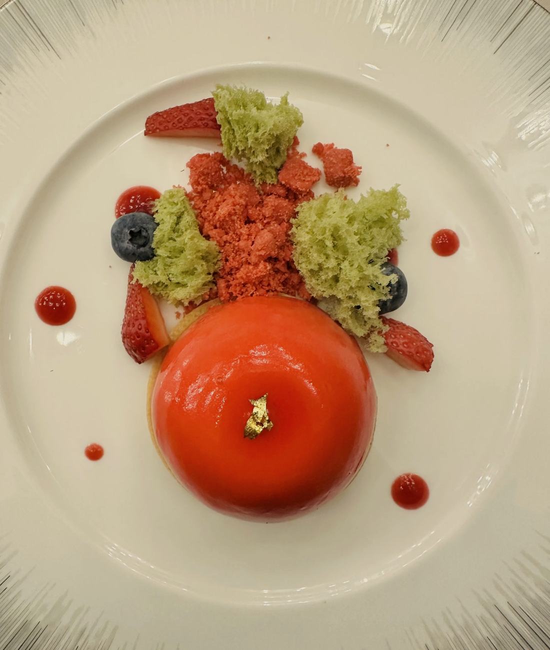 Last light: sour cherry · dark chocolate · pistachio