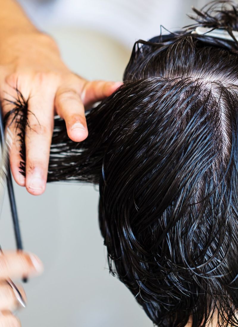 Work by Rory: a longer scissor cut