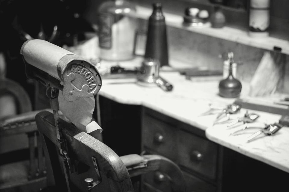 Barber chairs and a workstation